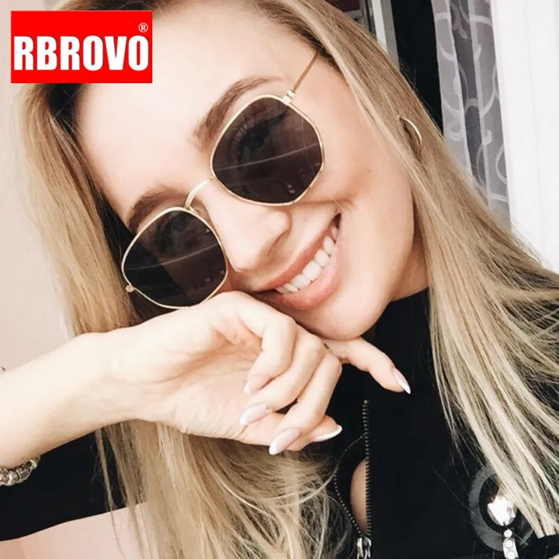 RBROVO 2019 металлические классические женские/мужские солнцезащитные очки