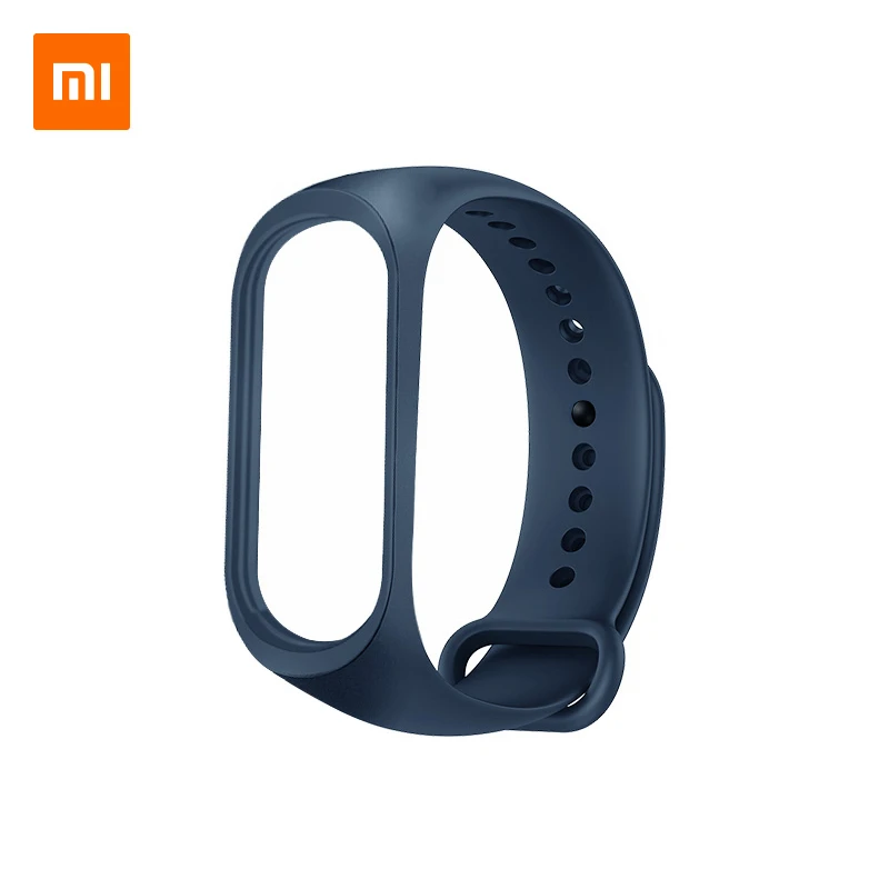 Blue Xiaomi mi Band 4 NFC ремешок из ТПУ Черный Синий Оранжевый винный красный розовый mi Band 3 4 кабель для зарядки умные аксессуары - Цвет: Blue