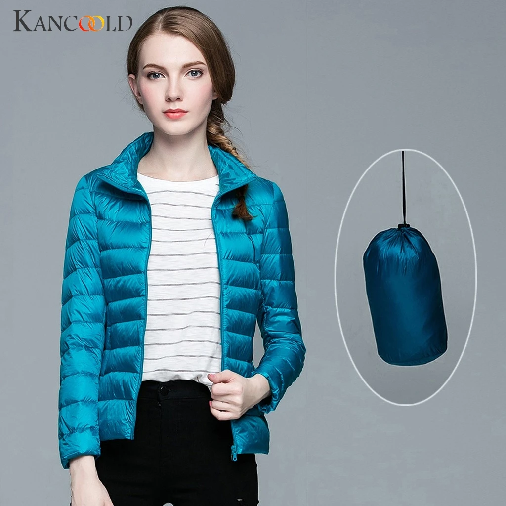 lower price  KANCOOLD 2019 Women Jacket Short Down Outwear Female Winter Coat Cotton Padded Warm Jacket Outwear 