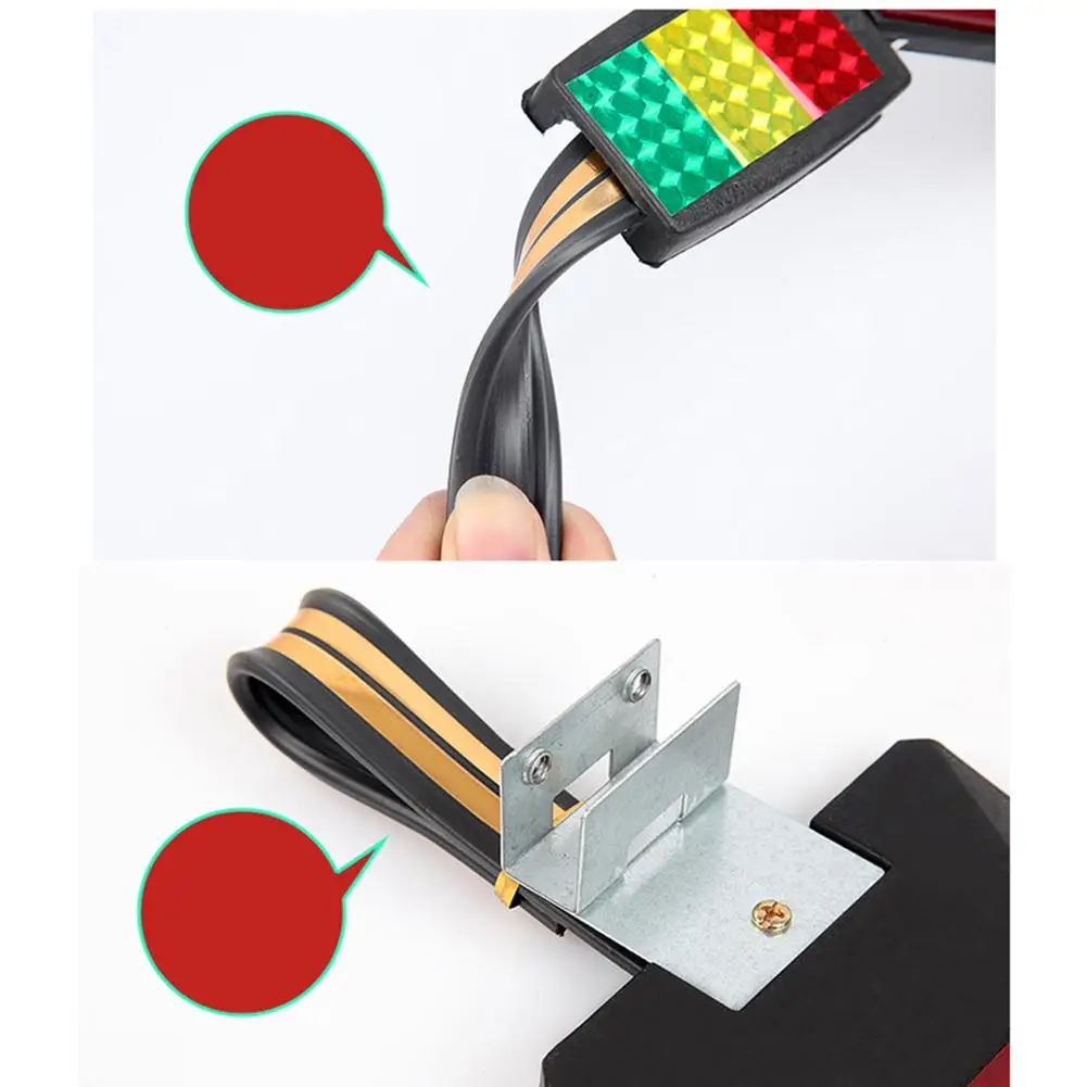 AUTOECHO Auto Reflective Triangle Type Electrostatic Belt Anti-Static Warning Eliminate Static Electricity Belt Car Accessories