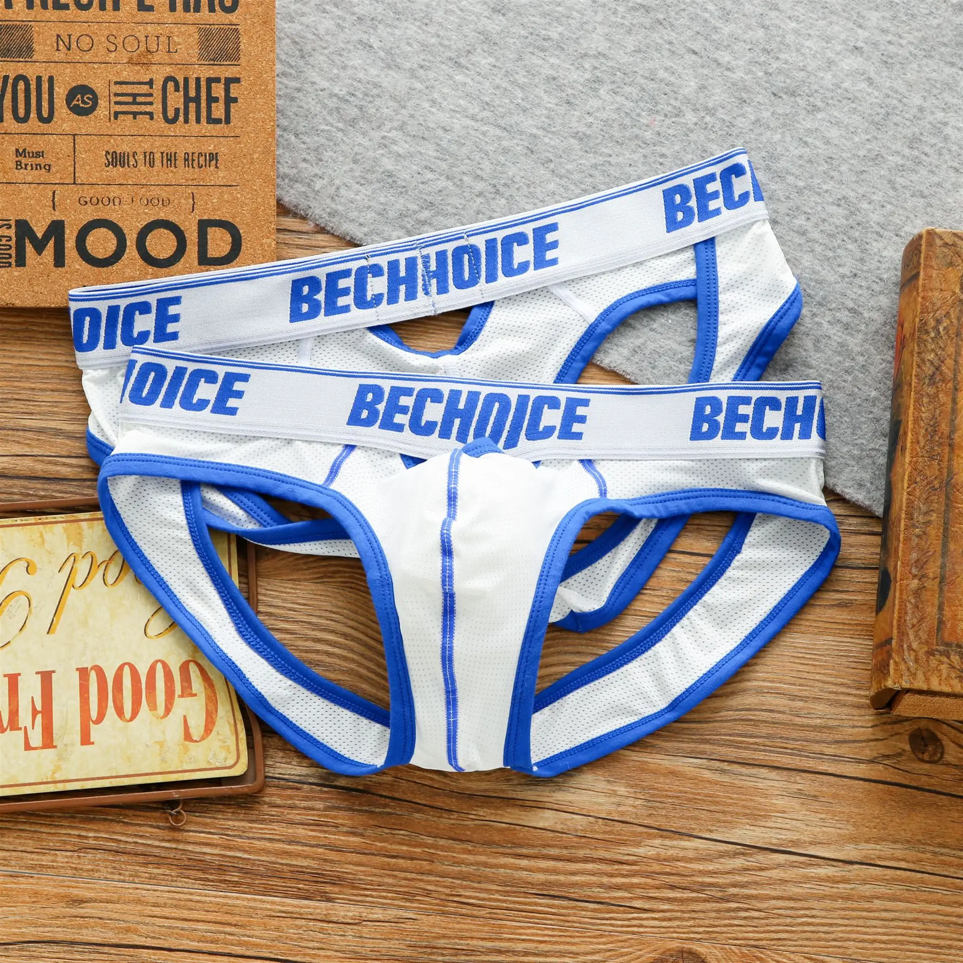 Brand Sexy Mens Underwear Jockstraps Cotton Sexy Jocks Bikini G-strings Men thong cuecas Male panties Briefs Gay underwear Penis