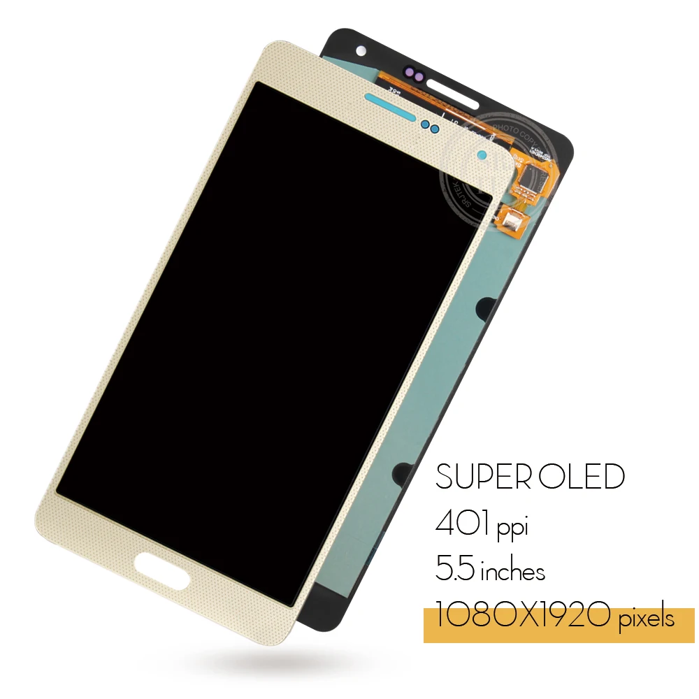 Оригинальный AMOLED дисплей 5 дюйма для SAMSUNG Galaxy A7 2015 LCD A700 A700F A700FD A7000 сенсорный экран