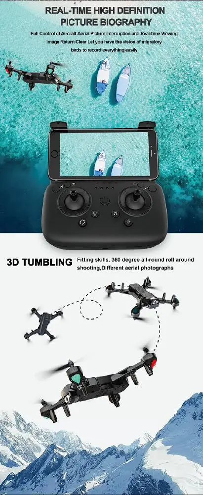 Дрон 4 K/1080 P HD Aerial профессиональные дроны Wifi FPV Квадрокоптер Интеллектуальный полёт 20 мин Радиоуправляемый вертолет Дрон игрушка