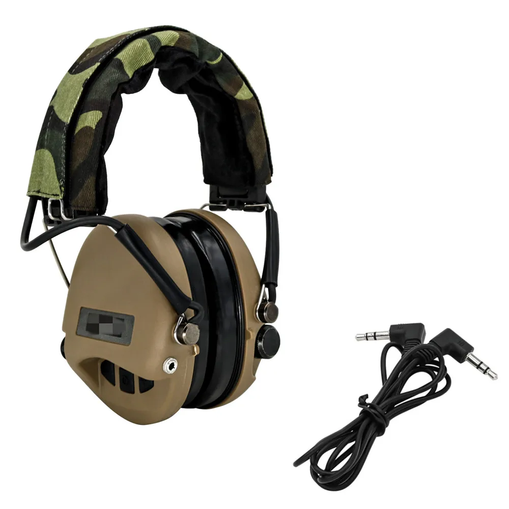 TCIHEADSET Tactical Airsoft MSASORDIN Headphone Hunting Electronic Hearing Protection Noise Reduction Shooting Tactical Headset respirator for herbicide application