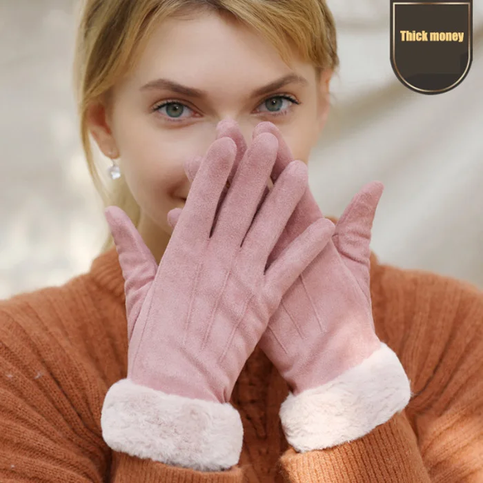 1 пара перчатки для катания на лыжах женские осенние зимние теплые сенсорные перчатки с флисовой подкладкой утолщенные спортивные перчатки XR-Hot