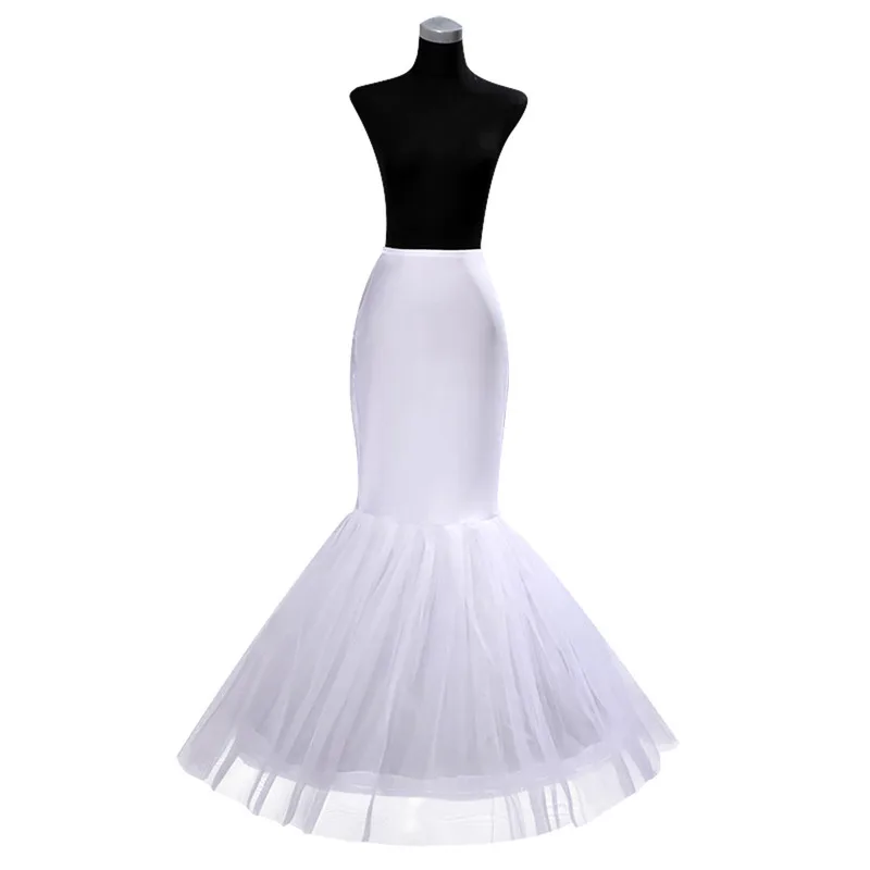 

YULUOSHA Bride Wedding Crinoline Petticoat A-line Slips Long Underskirt Fishtail Vintage Petticoats Underskirt Vestido De Noiva