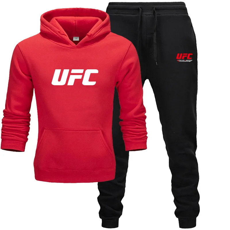 red-B black-R Мужские/женские толстовки+ спортивные штаны, костюмы, Мужская модная одежда, флисовый пуловер с капюшоном, толстовки в стиле хип-хоп, толстовка XXXL - Цвет: red-B black-R