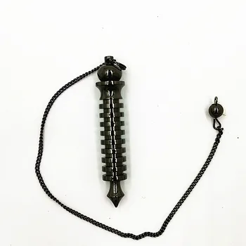 

Metal Pendulum Pendulos Divination Pendulums for Dowsing Spiral Cone Antique Gold Silver Color Pyramid Pendule Reiki