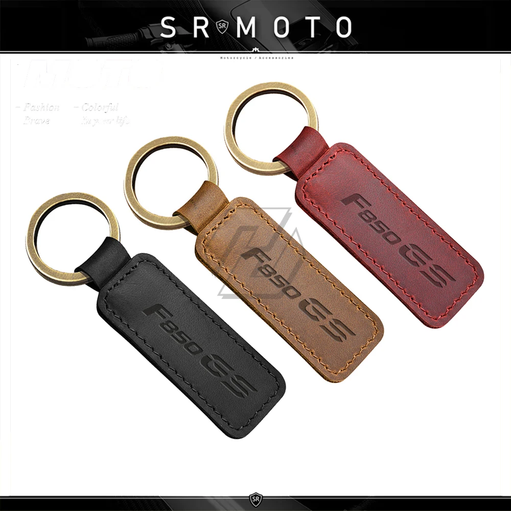 

Motorcycle Cowhide Keychain Key Ring Case for BMW Motorrad F850GS F850 GS