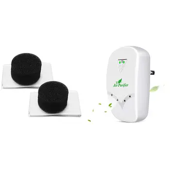 

2Pcs Air Purifier Matching Filter s UV Air Purifier Filter & 1x Plug in Air Purifier Air Ionizer US Plug