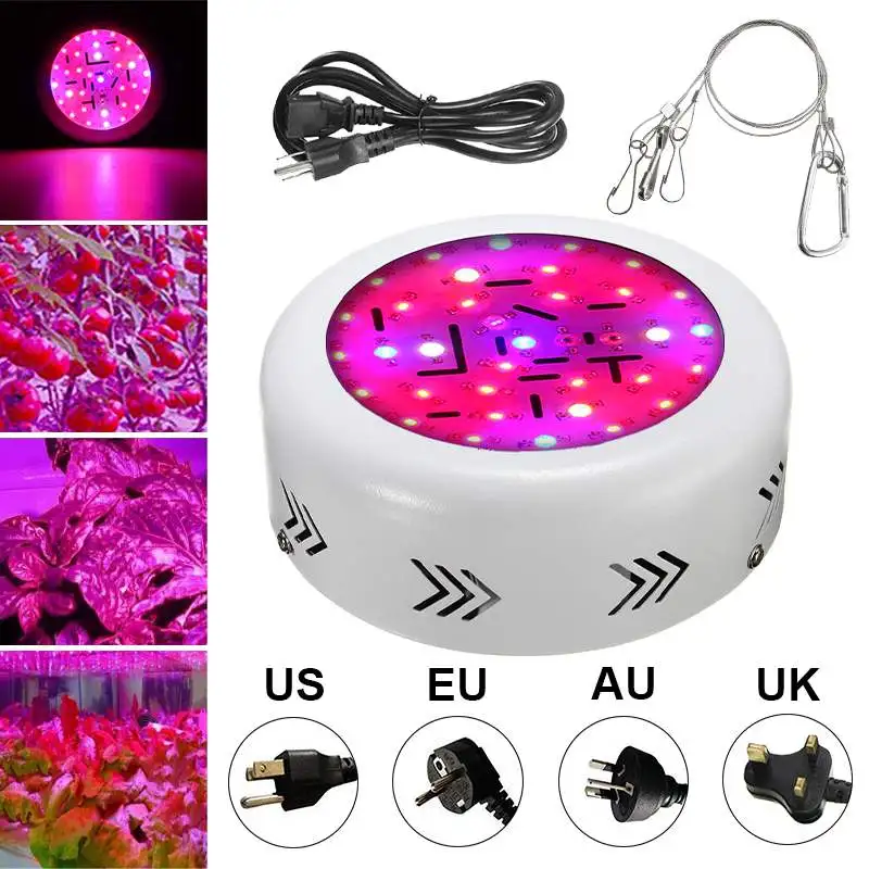 

360W UFO_ LED Grow Light Full Spectrum Plant Lamp UV Growing Bulb LED Lighting for Flowers Hydroponics Greenhouse 85-265V