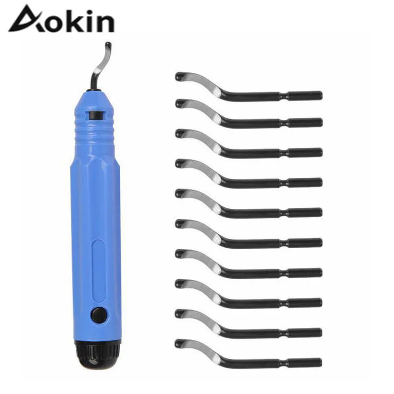 Practical Use Easily Burr Handle NB1100 Trimming Blade with 10pc BS1010 Deburring Scraper Blades Head 3D Printer Cutting Tools