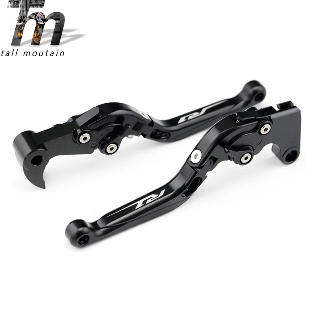 

Brake Clutch Lever For YAMAHA YZFR1 YZF-R1/R1M/R1S 2015 2016 2017 Black Motorcycle Adjustable Folding Extendable Logo R1