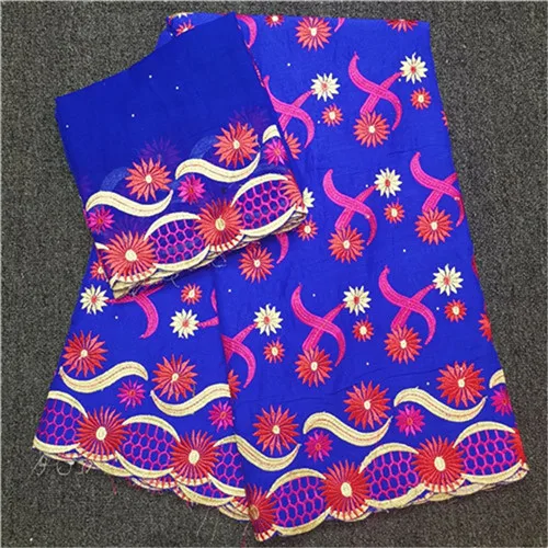 STILL FLY nigeria cotton fabric high quality lace dubai fabric soft emroidered swiss voile lace in switzerland 5+2yards/lot - Цвет: as picture