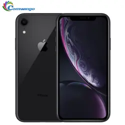 Оригинальный Apple iPhone XR xr 2942mAh ram 3GB rom 64 GB/128 GB/256G разблокированный мобильный телефон 4G LTE 6,1 "шестиядерный 12MP и 7MP 2018