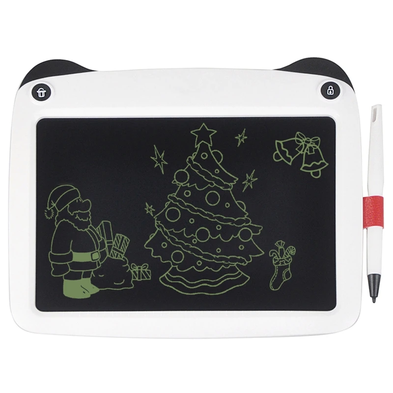 

9-Inch Lcd Writing Pad Tablet Kids Drawing Board Pads 9 Inch Portable Graphic Board with Erase Lock Button for Kids Gift White