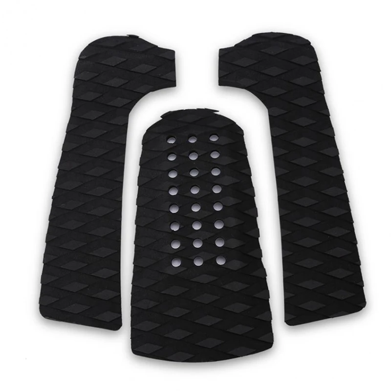 

3Pcs Eva Surfboard Anti-Skid Pad Slip-On Pad Heel Pad Small Tail Pad Surfboard Deck Accessories Anti-Skid Padded Kayak Fishing B