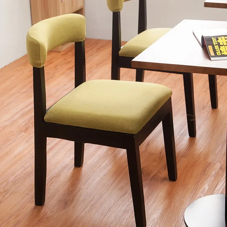 

Nordic Dining Chair Modern Minimalist Home Solid Wood Chair Light Luxury Chair American Desk Computer Chair living room chairs