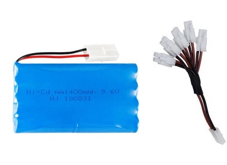 Модель H) Ni-CD 9,6 в 1400 мАч батарея+ USB зарядное устройство для Rc игрушки автомобиль Танк Поезд Робот Лодка пистолет AA 9,6 в перезаряжаемый аккумулятор - Цвет: White