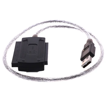 

1pcs Hot Selling New Arrival 5.25 S-ATA/2.5/3.5 New USB 2.0 to IDE SATA Adapter Cable Wholesale