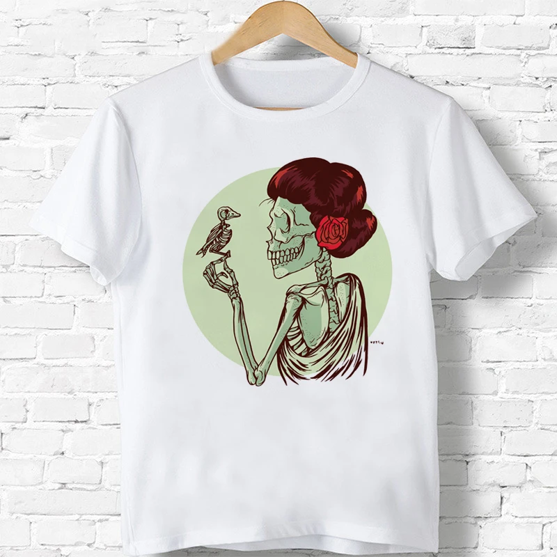 girls skull tshirt