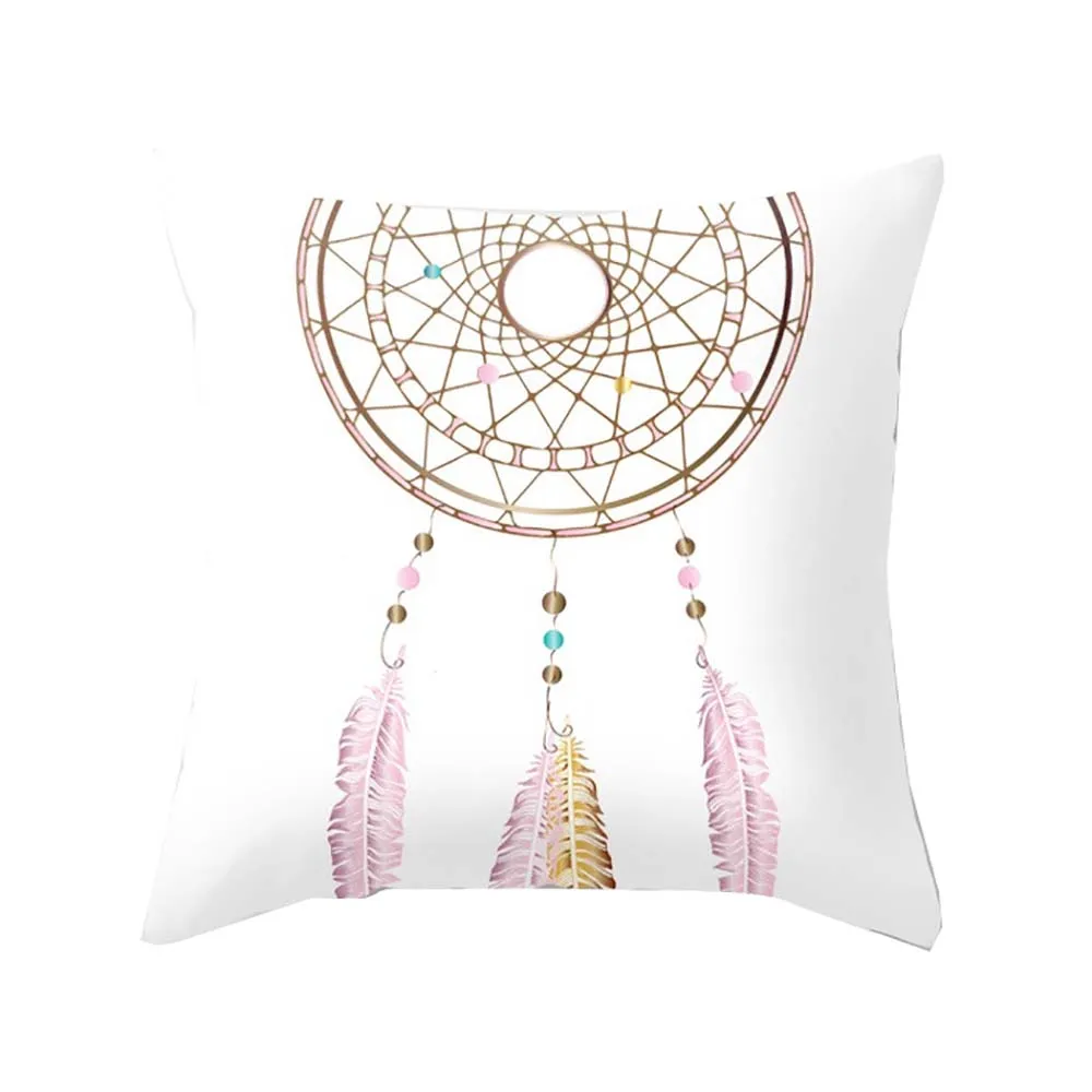 21 Lychee Dreamcatcher Подушка с принтом Чехол 45x45 см красочные полиэфирные Чехлы для подушек для спальни дома офиса - Цвет: 21