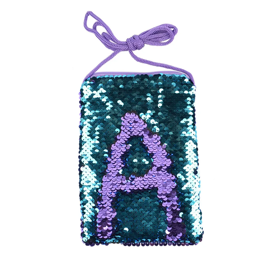 A Кошелек для монет, женский модный мини-кошелек, двухсторонний КОШЕЛЕК с блестками и принтом в виде сердца, кошелек, мини-сумка, Monederos Para Mujer - Цвет: A