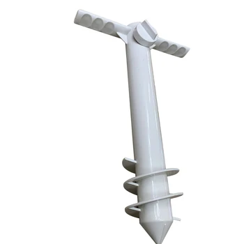 

Multipurpose Windproof 3 Spin With Hanging Hook Beach Umbrella Sand Plastic Heavy Duty Garden Patio Stand Storage Holder