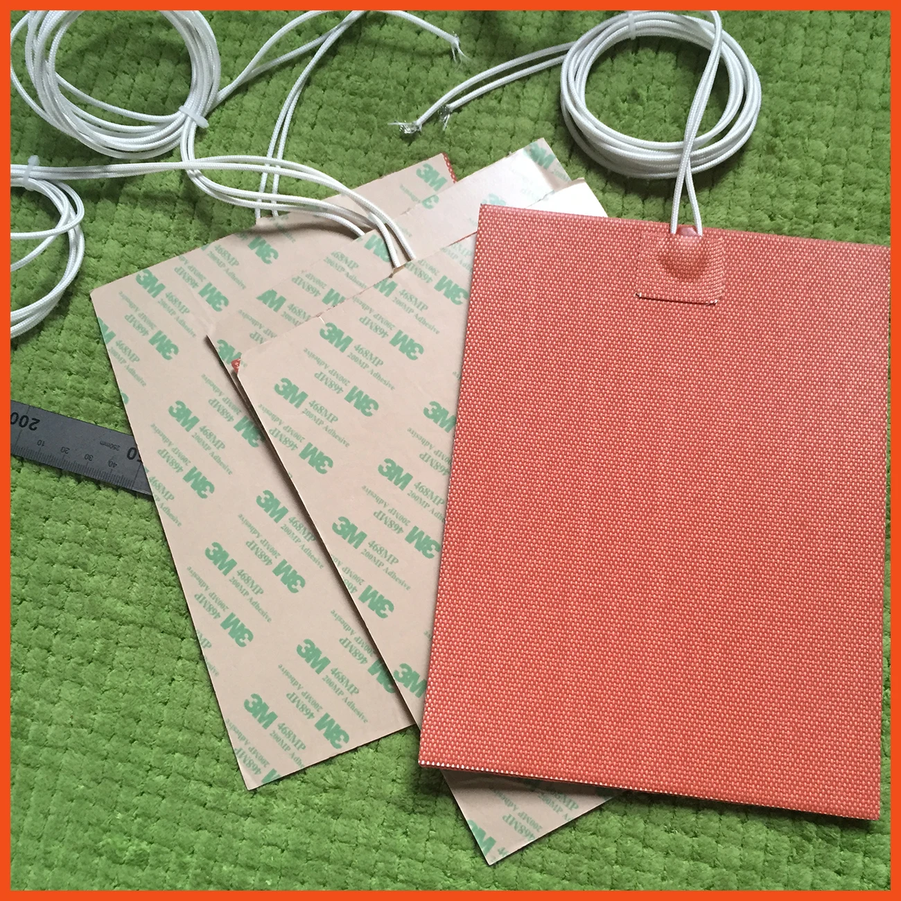 

6" X 10" (150mm X 254mm) 300W 110V Universal Flexible Silicone Heater Pad/Element, moldes de silicone printer heater pad /mat