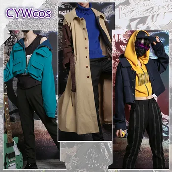 

Stray Dogs dazai osamu Ryunosuke Akutagawa Nakahara Chuya Spoon.2Di 49 Magazine Cover Cosplay Costume Daily Man Outfits