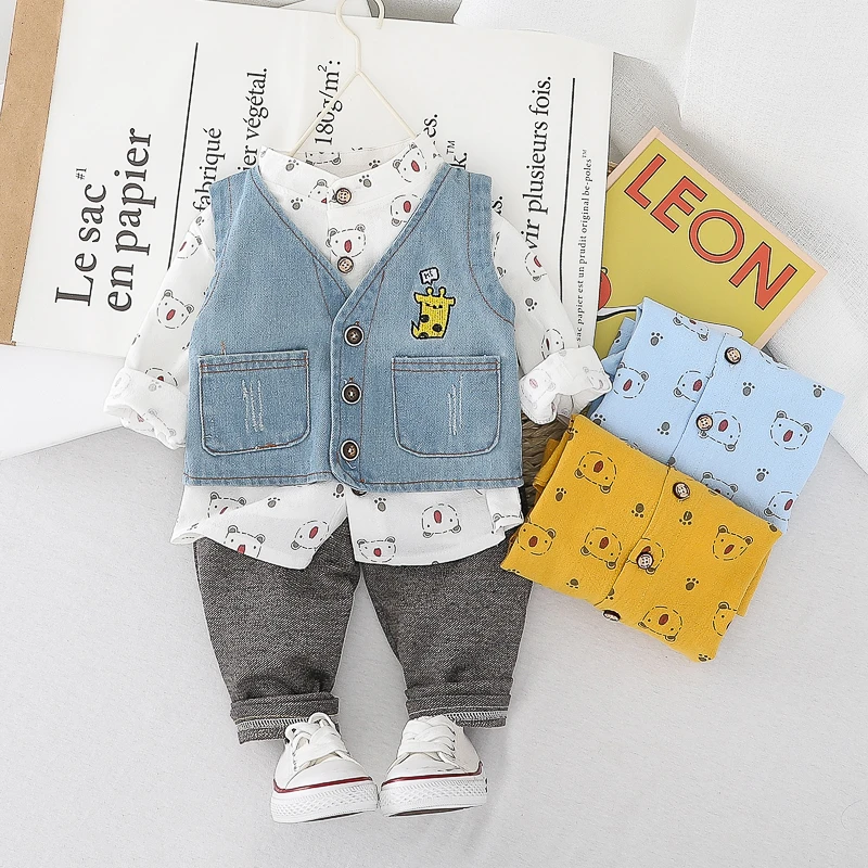 infant denim vest
