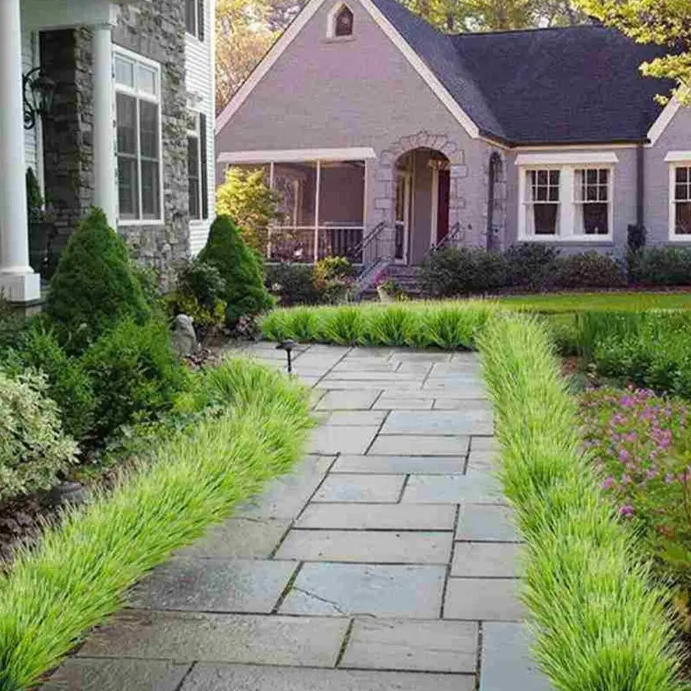 Искусственная трава 45 см Пластиковая Зеленая комнатная фотография C3M1 | Дом и сад