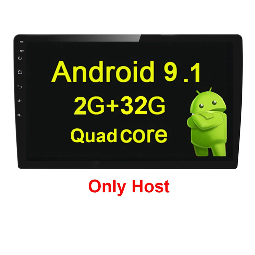 10," 2+ 32G автомобильный мультимедийный плеер 2Din Android 9,1 автомобильный Радио gps навигация Авто Стерео Mirrorlink MP5 плеер с задней камерой - Цвет: 2 32G