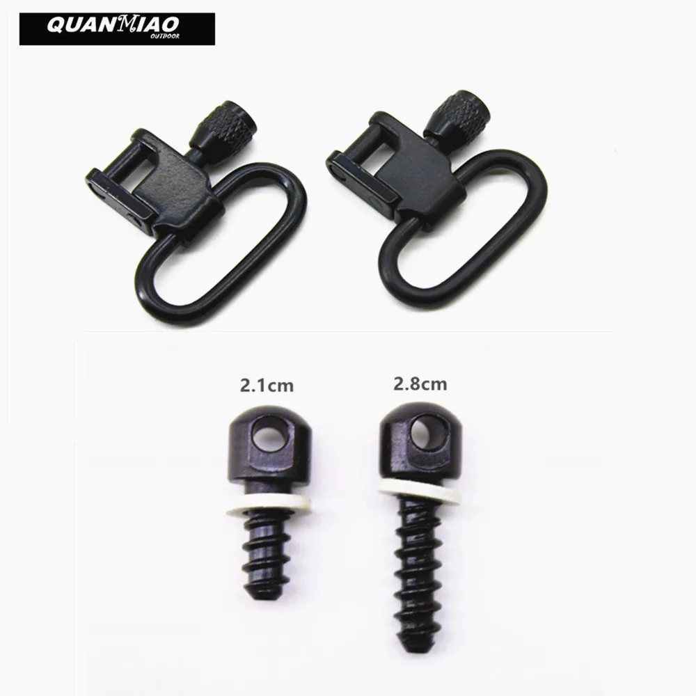 QM 1inch/1.25inch QD Sling Swivel Strap Buckles Kit Metal Quick Detachable Sling Mount Outdoor Camping Hunting  Accessories 2023 3