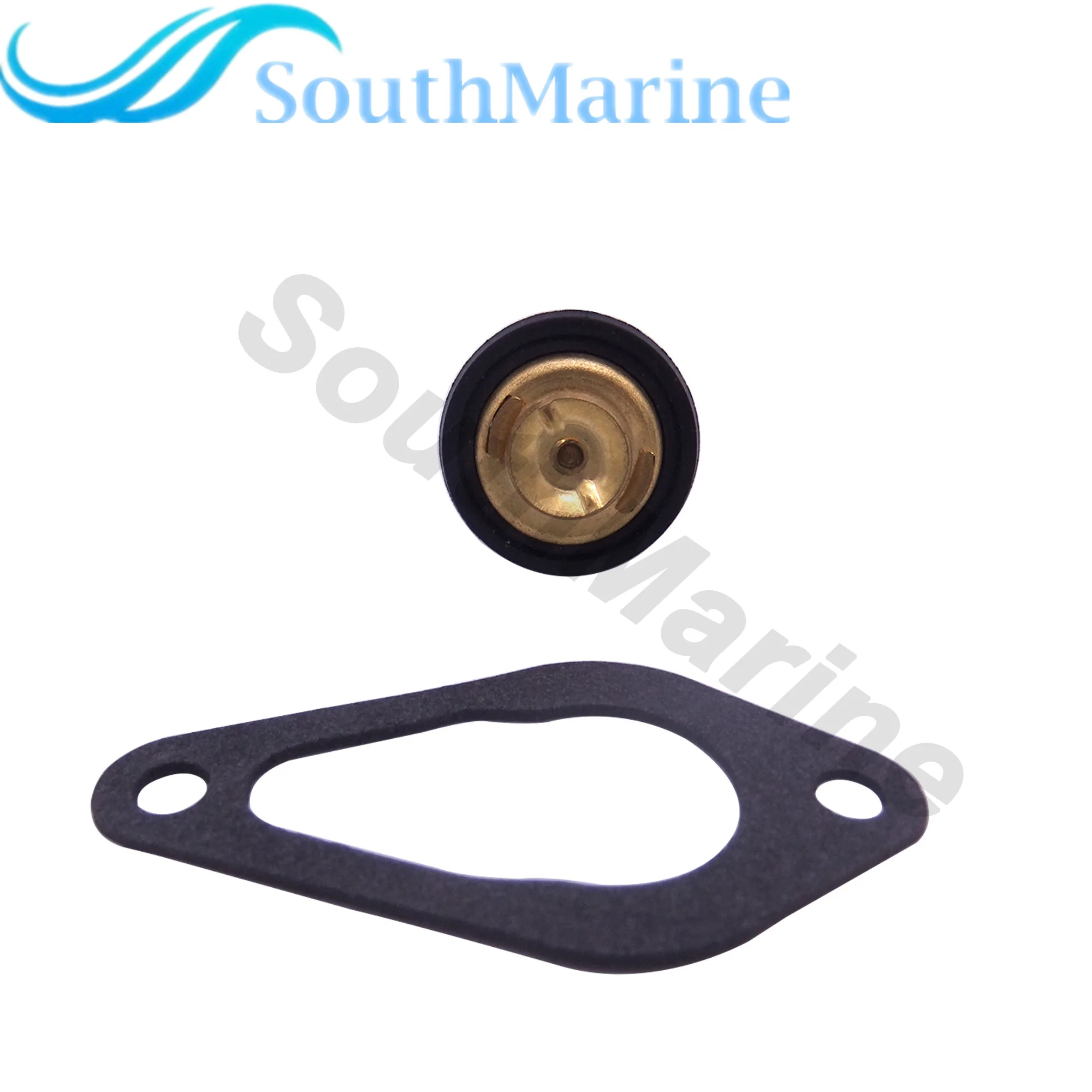 Boat Motor 855676002 8M0119207 Thermostat & 27-853702005 Gasket for Mercury Marine Outboard Engine 8HP 15HP 20HP 25HP 35HP Sier