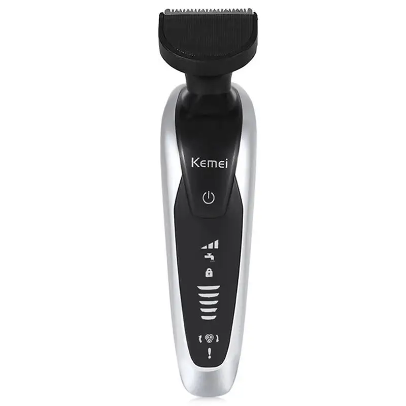 Billige Kemei Männer Elektrische Rasierer Multifunktions Bart Trimmer 7 in 1 Wiederaufladbare Rasierer für Männer Rasieren Maschine Zahnbürste Haar Clipper