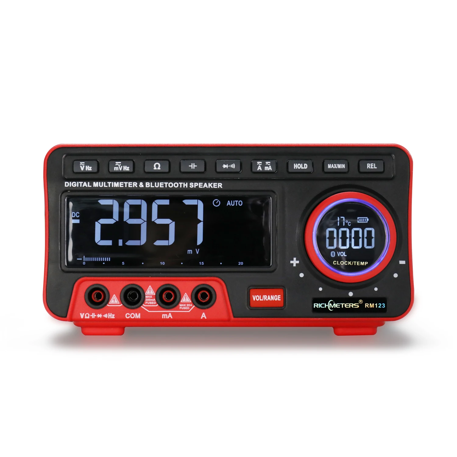 Мультиметр с цифровым дисплеем RICHMETERS AN888S True RMS 19999 мультиметр с сопротивлением напряжения переменного/постоянного тока измеритель частоты