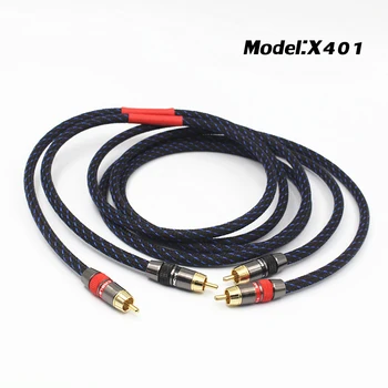 

OFC copper plated silver cable, two core shielded signal wire,Hifi audio RCA signal cable, audio power cable