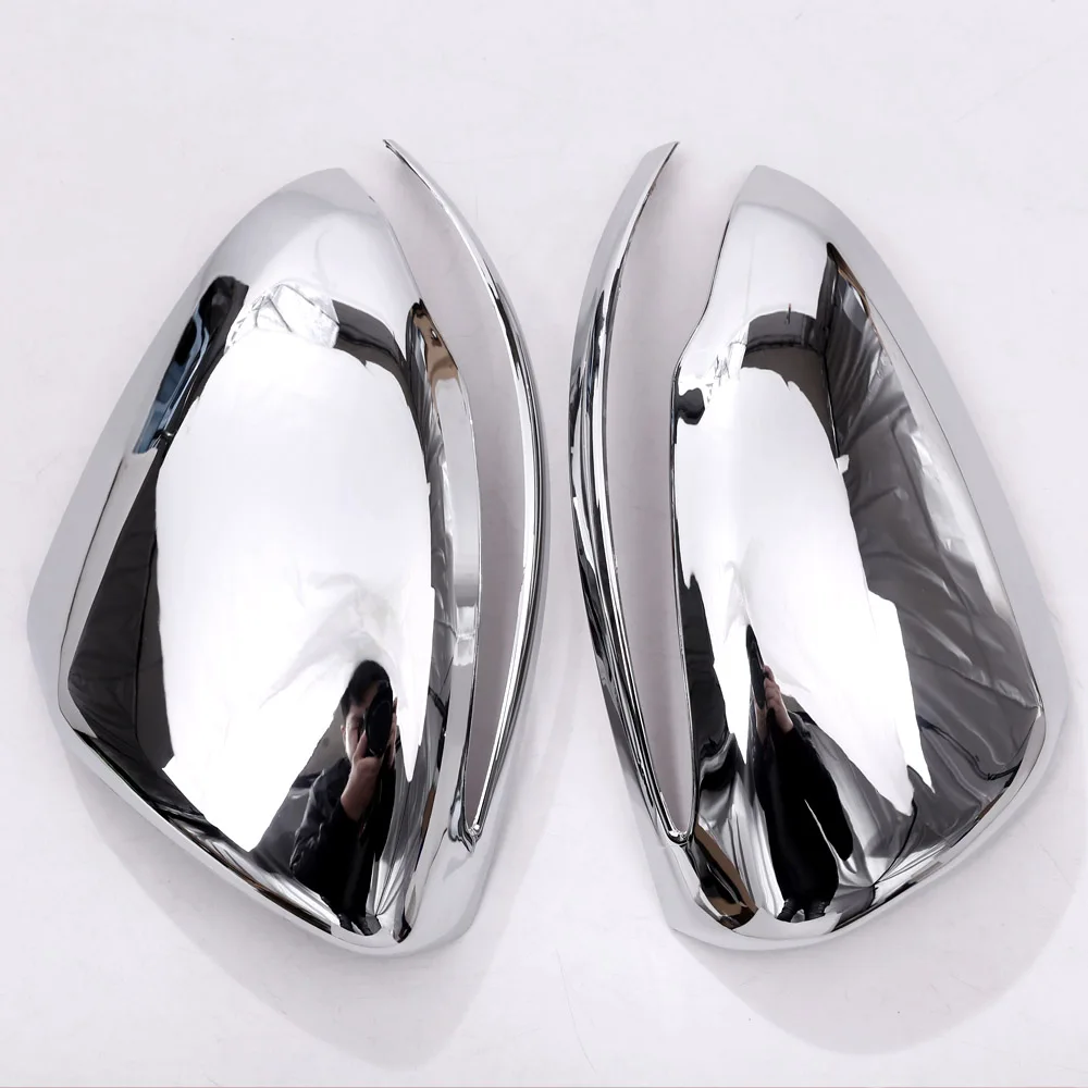 Для Mercedes Benz GLC C Class W205 авто аксессуары для автомобиля Стайлинг Зеркало заднего вида декоративная раковина наклейка накладка ABS покрытие - Название цвета: Silver
