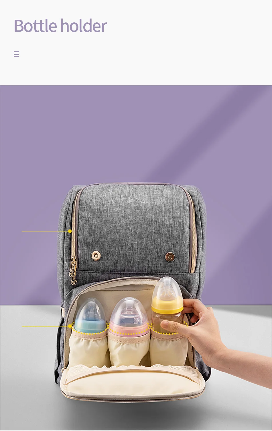 Sunveno, сумка для детских подгузников, вместительный рюкзак для путешествий, рюкзак для ухода за ребенком, рюкзак для мам, коляска, сумка для подгузников, Bolsa Maternidade Mochila