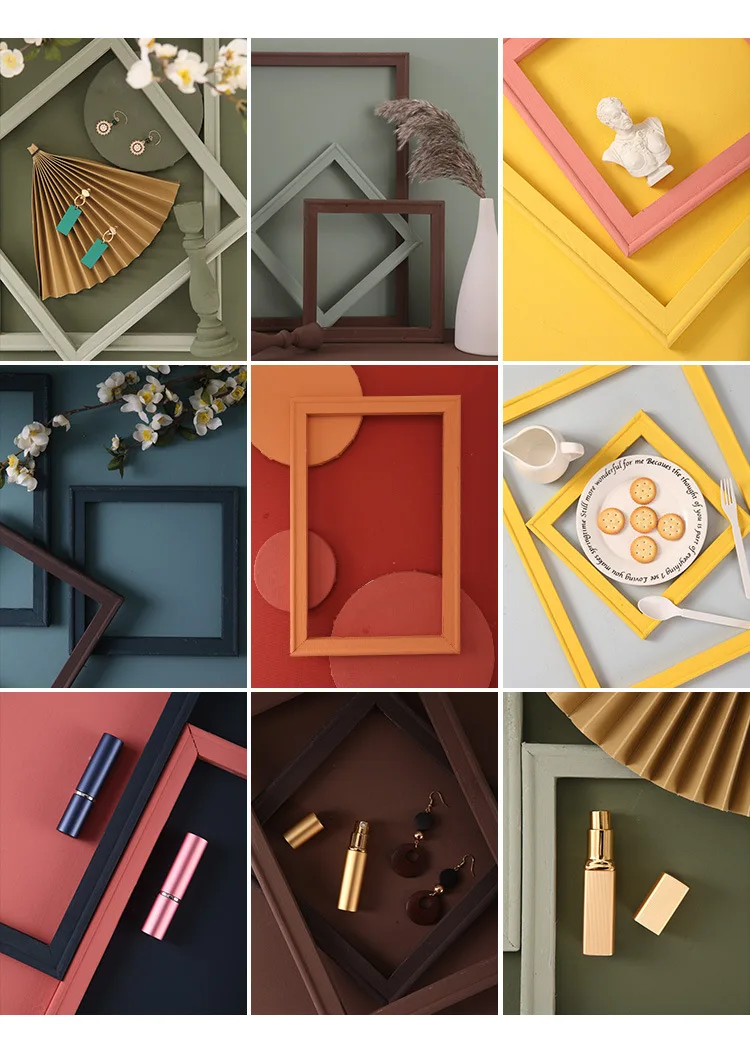 decoração acessórios fotofones quadro cor sólida