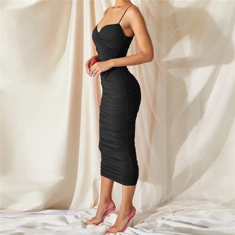 midi tight bodycon dress04