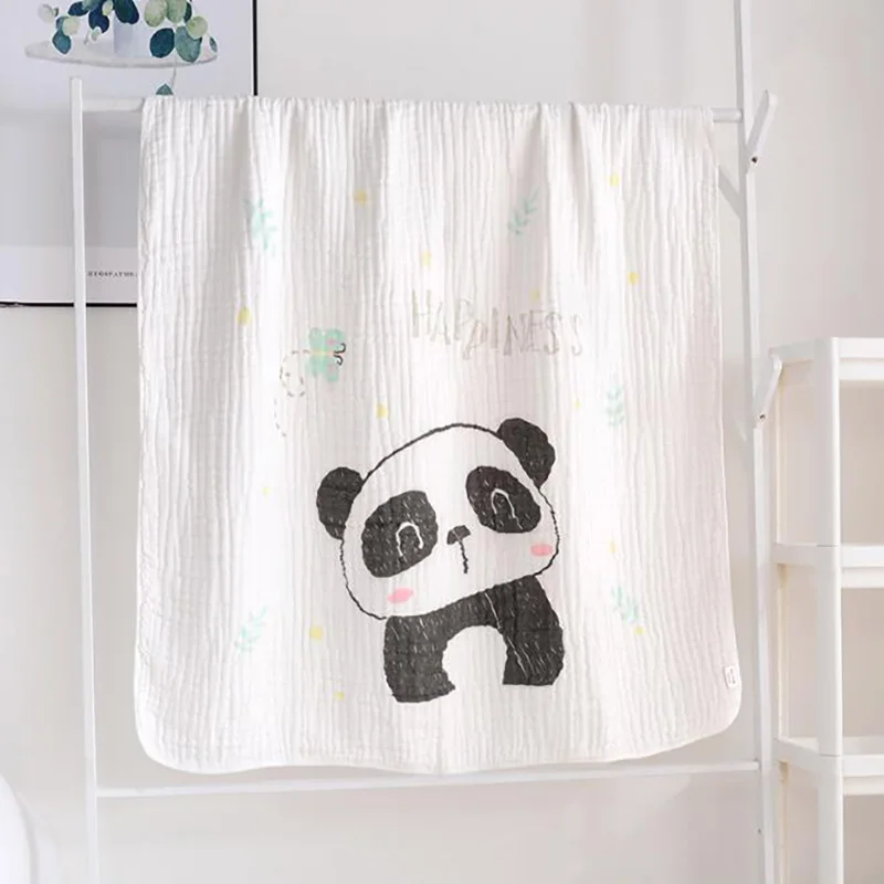 

Baby Bath Towel Swaddle Blanket scarf Baby Stuff for Newborns cotton Sleeping Quilt Summer 110*110cm YGH021