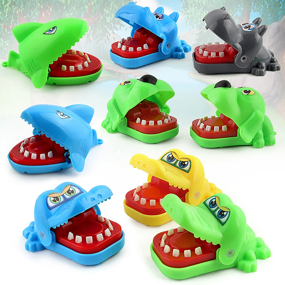 Горячая Креативный маленький размер крокодиловый рот кусает за палец игра забавные затычки игрушка для детей играть смешной кусает руки игрушечный крокодил