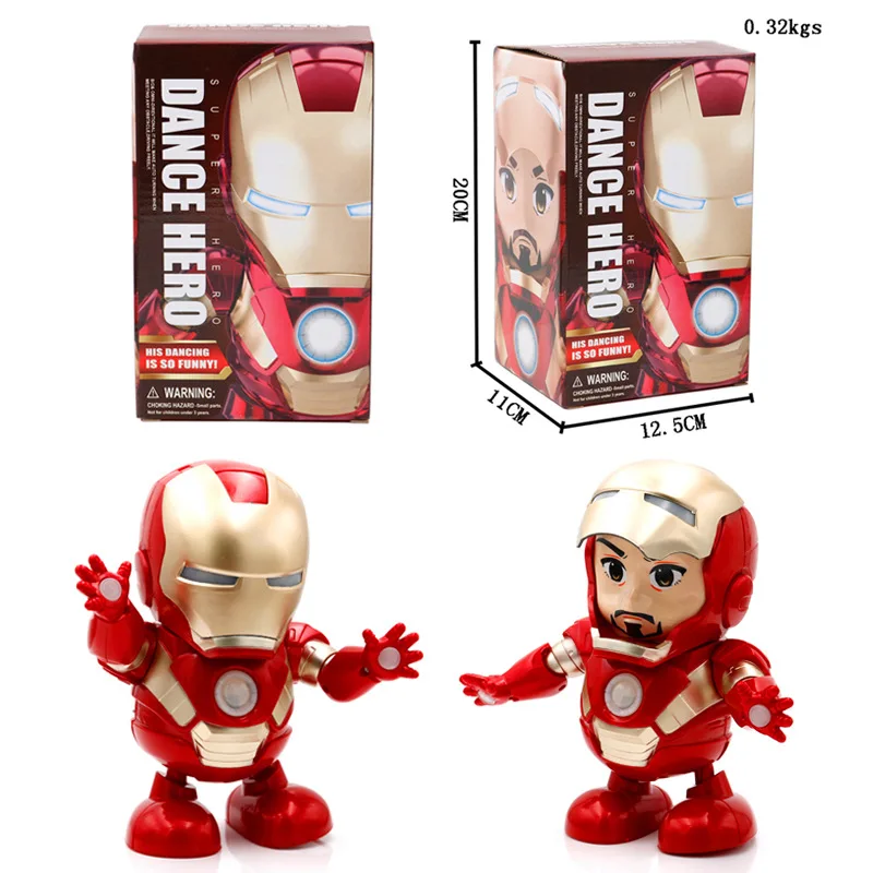 dancing iron man robot