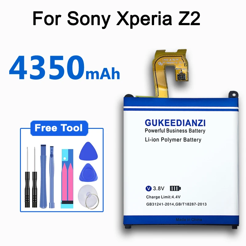 GUKEEDIANZI LIS1543ERPC мобильный телефон полимерный сменный аккумулятор 4350mAh для Sony Xperia Z2