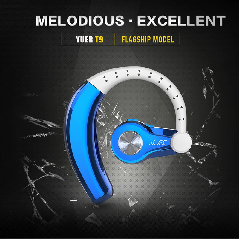 Wireless Bluetooth 4 1 Hansfree Earphone Stereo Sports Headset Single Ear Hook Headphone SP99