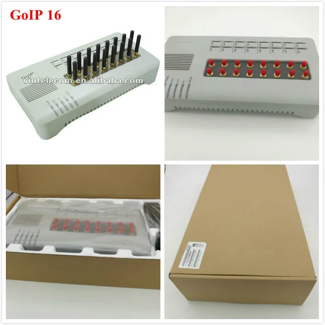 Шлюз GSM VOIP с 16 Sim картами GOIP для колл центра|voip gateway|gsm voip gatewaygsm |