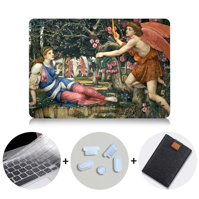 MB08 MTT чехол для Macbook Air Pro retina 11 12 13 15 Сенсорная панель классическая картина маслом ноутбук рукав для Apple macbook 13,3 дюйма Чехол - Цвет: MB08