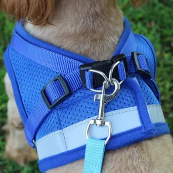 

Pet Dogs Chest Vest Harness Adjustable Reflective Harness with Net and Breathable Surface For Small, Medium Dogs Pet Decoration